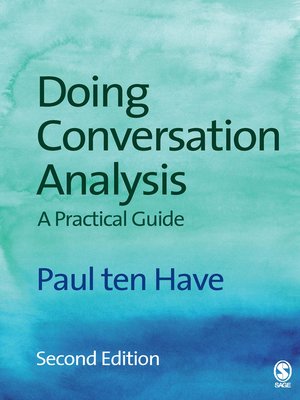 cover image of Doing Conversation Analysis